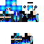 water wolf girl with wings | Minecraft Skin