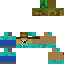 Steve with Dirt Block | Minecraft Skin