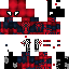 half deadpool half spiderman | Minecraft Skin