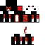 Geometry Dash Red-White Cat Icon | Minecraft Skin