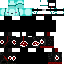 Axolotl Akatsuki (Cyan) | Minecraft Skin