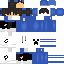 another blue komq | Minecraft Skin