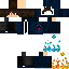 fire and whater boy extreme remaster con corbata | Minecraft Skin