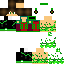 Green fire boy inf. jersey edit V2 | Minecraft Skin